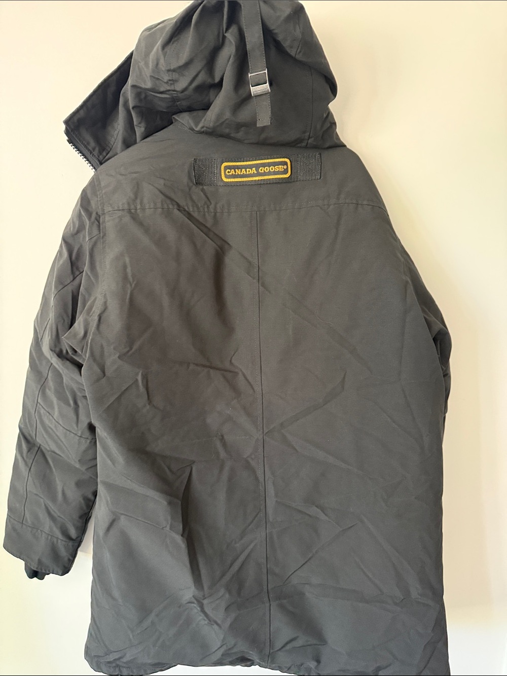 Canada Goose Men's Black Parka with Hood - Picture 4 of 5